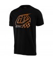 TROY LEE PRECISION 2.0 CHECKERS TEE BLACK S 2022