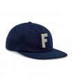 Casquette en laine ajustable Big F Ajustable Bleu nuit