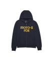 Sweat à capuche zippé oversize Moto-X Midnight