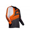 Maillot ANSWER Syncron Voyd Junior Charcoal/Gray/Orange taille YM