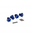 HEXAGONES DE ROUES ANODISÉS BLEUS 17MM (4) - TRAXXAS TRX8654