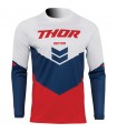 THOR KIDS 2022 JRSY SECTOR CHV RD/NV TAILLE S