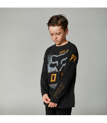 FOX T-SHIRT À MANCHES LONGUES YOUTH RIET YXL